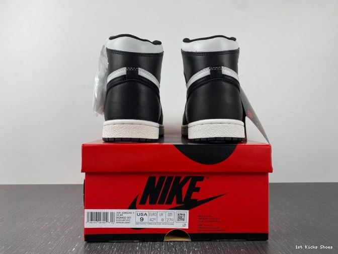 1st Kicks Shoes Jordan Black 85 BQ4422-001 1 High Retro (2023) White 0809